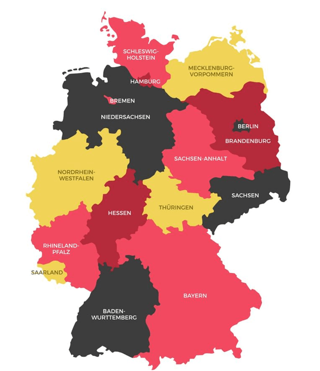 Map of Germany