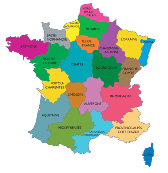 Map of France